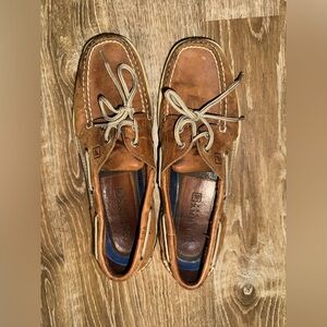 Sperry Men's Tan Leather Boat Shoes